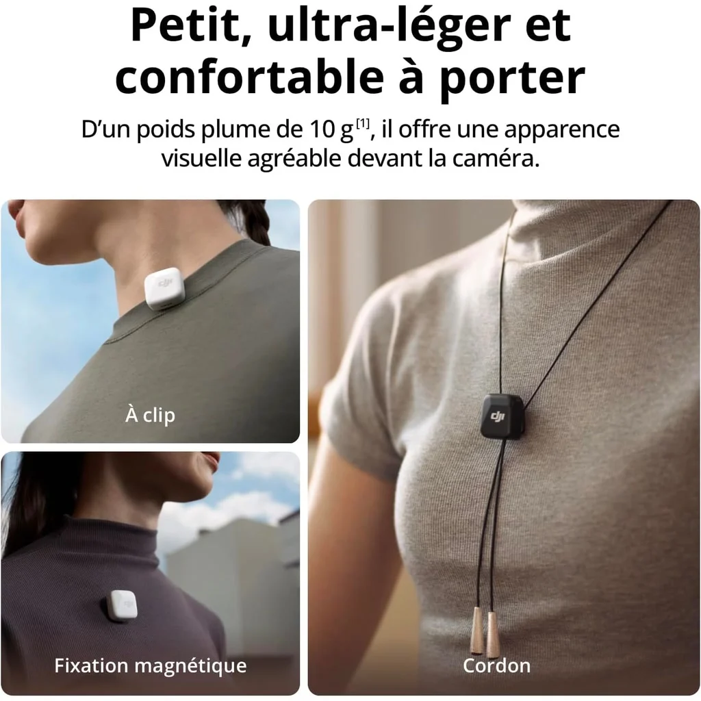 DJI Mic Mini (2 émetteurs, 1 récepteur, boîtier de recharge), photo 3
