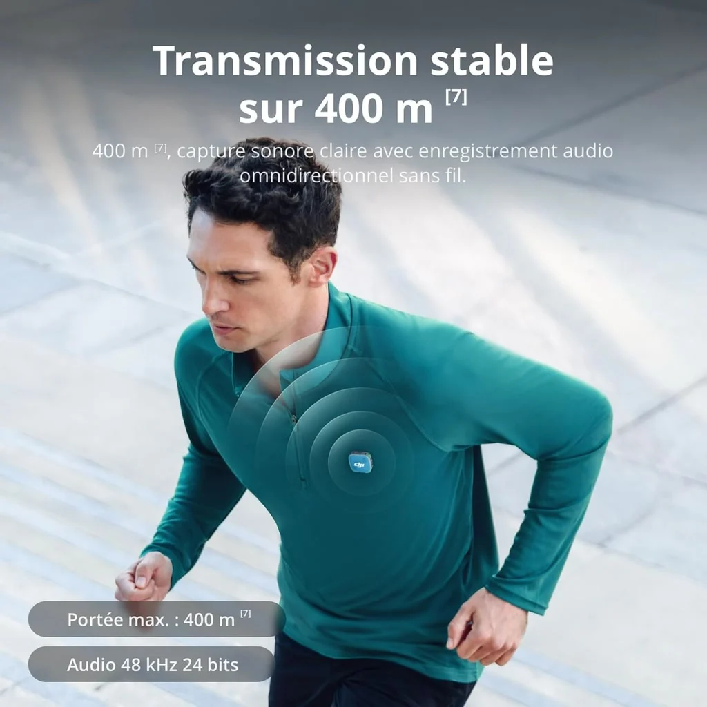 DJI Mic Mini 2 (2 émetteurs, 1 récepteur, boîtier de recharge), photo 5