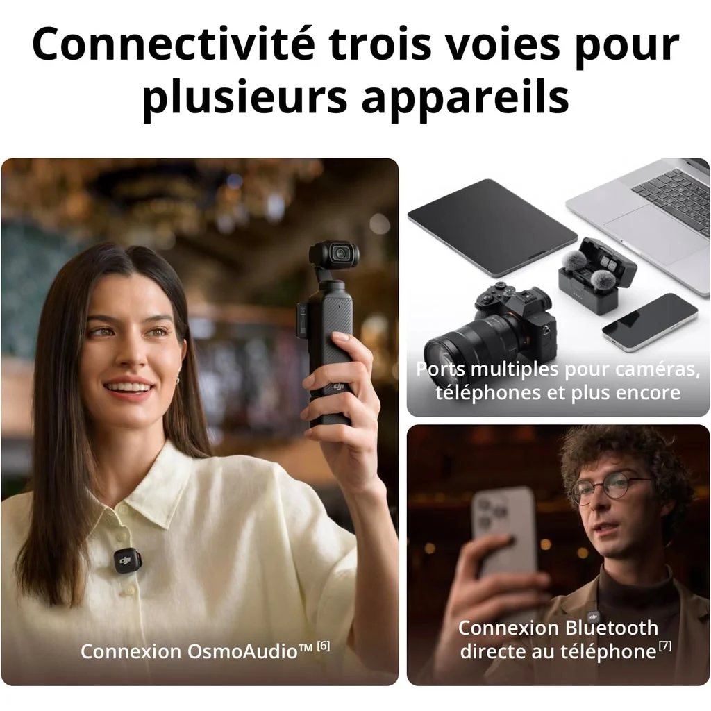 DJI Mic 3 (2 émetteurs, 1 récepteur, boîtier de recharge), photo 6